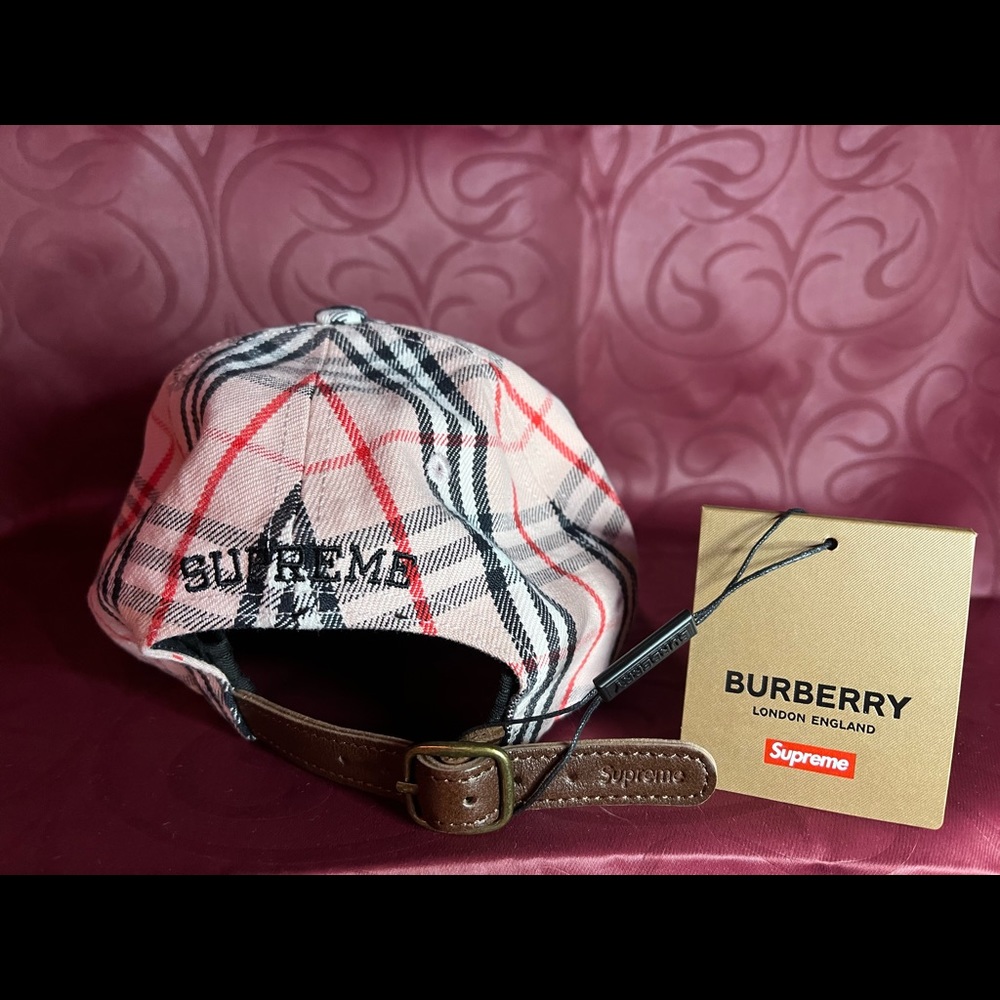 Brand New Supreme x Burberry 6-Panel Cap